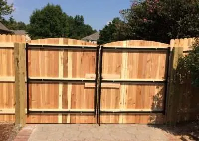 Empire Fence Wood Gate Metal Frame