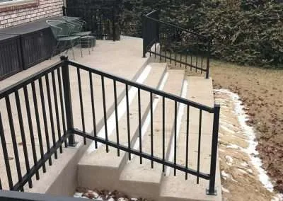 Back Patio Metal Fence Railing
