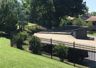 Metal Apartment Perimeter Fencing
