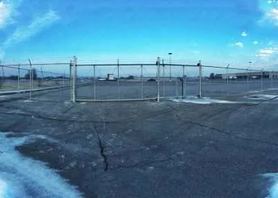 Parking Lot Security Chain Link Fence