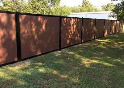 Metal Frame Fence - FenceTrac