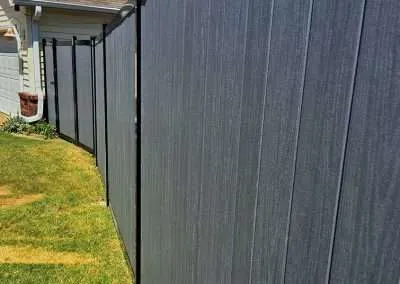 Residential Metal Frame Privacy Fence