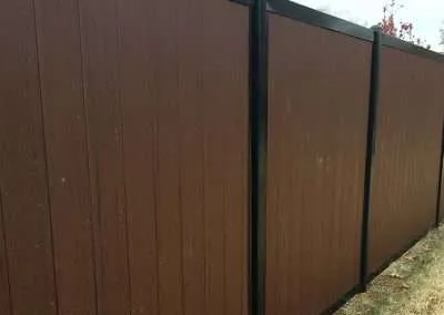 Wooden Fence Metal Framing