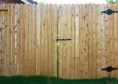 Privacy Wooden Fence Gate