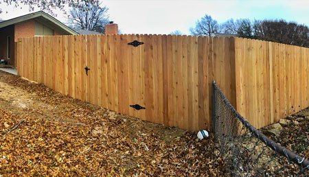 Fence on a Slope