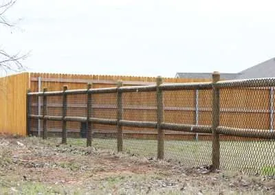 Round (Ranch) Rail Fence Design & Install - Empire Fence - Tulsa, Oklahoma