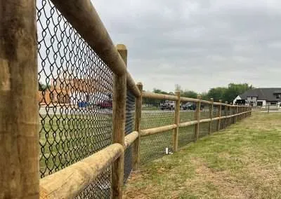 Round (Ranch) Rail Fence Design & Install - Empire Fence - Tulsa, Oklahoma