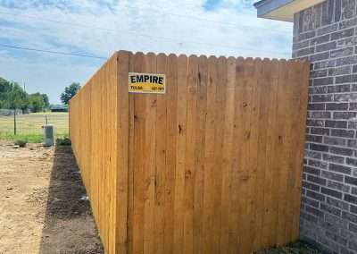 Dog Ear Wood Vertical Privacy Fence