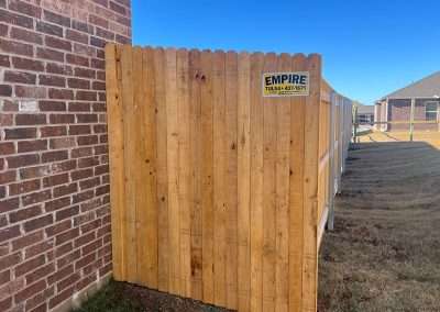 Dog Ear Wood Vertical Privacy Fence