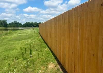 Dog Ear Wood Vertical Privacy Fence