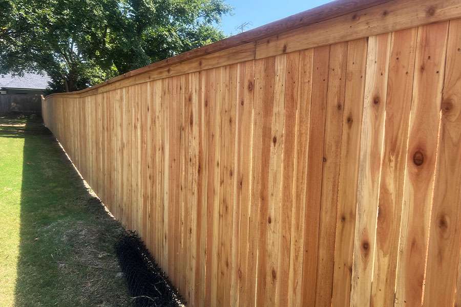 Cap And Trim Wood Privacy Fence Cap And Trim Wood Privacy Fence