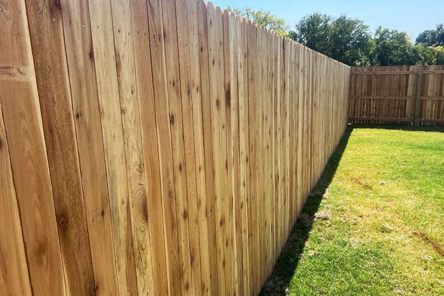 Dog Ear Wood Vertical Privacy Fence Dog Ear Wood Vertical Privacy Fence