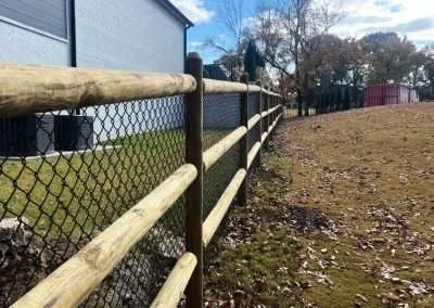 Round (Ranch) Rail Fence Design & Install - Empire Fence - Tulsa, Oklahoma
