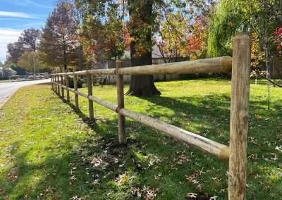 Round (Ranch) Rail Fence Design & Install - Empire Fence - Tulsa, Oklahoma