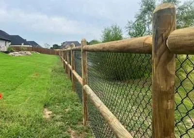 Round (Ranch) Rail Fence Design & Install - Empire Fence - Tulsa, Oklahoma