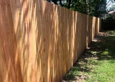 17058993-9 6 ft Dog Ear Wood Vertical Privacy Fence
