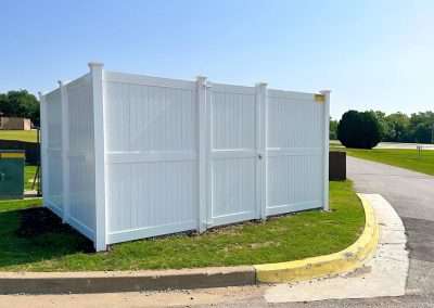 White Vinyl Privacy Fence